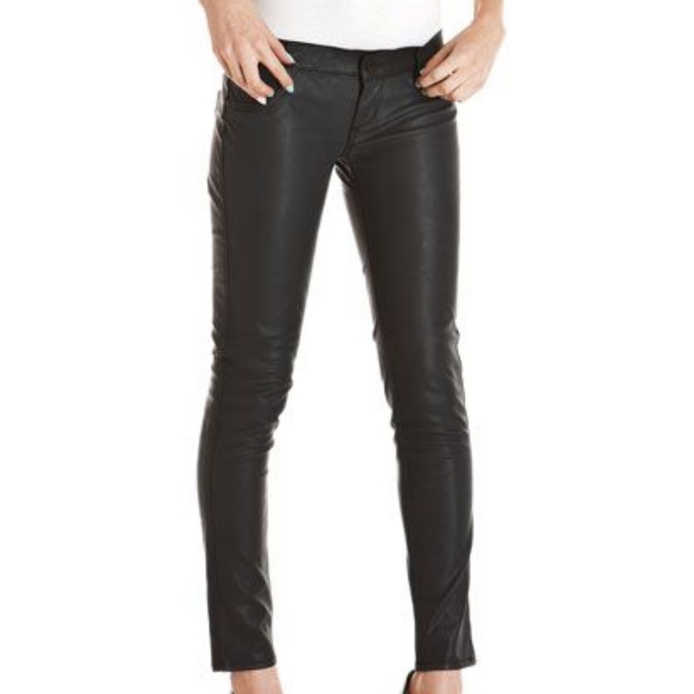 James jeans faux leather jeans